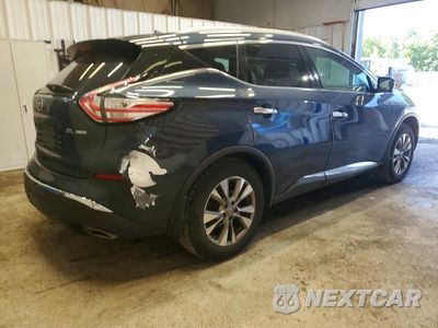 Trzecie zdjęcie samochodu z tyłu: 2016 NISSAN MURANO SL VIN:5N1AZ2MH2GN117478 - miniatura
