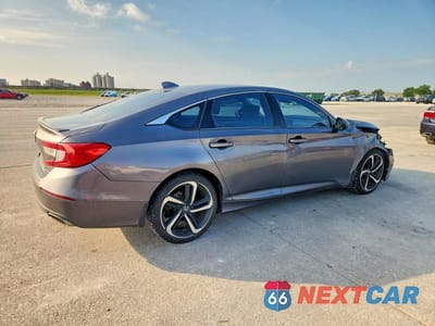 Trzecie zdjęcie samochodu z tyłu: 2020 HONDA ACCORD SPORT VIN:1HGCV1F39LA111166 - miniatura