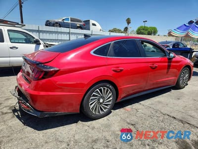 Trzecie zdjęcie samochodu z tyłu: 2020 HYUNDAI SONATA HYBRID LIMITED VIN:KMHL54JJ3LA010478 - miniatura