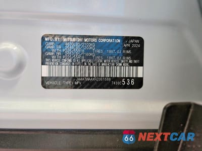 Zdjęcie 13 z 13 samochodu: 2024 MITSUBISHI ECLIPSE CROSS SE VIN:JA4ATWAAXRZ061588 - miniatura