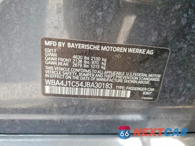 Zdjęcie 13 z 13 samochodu: 2018 BMW 430I GRAN COUPE VIN:WBA4J1C54JBA30183 - miniatura
