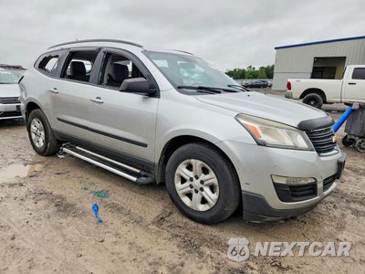 Czwarte zdjęcie samochodu z boku: 2014 CHEVROLET TRAVERSE LS VIN:1GNKRFED0EJ134383 - miniatura