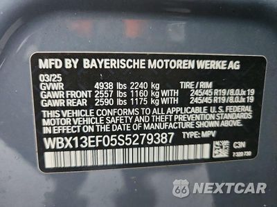 Zdjęcie 13 z 13 samochodu: 2025 BMW X1 M35I VIN:WBX13EF05S5279387 - miniatura