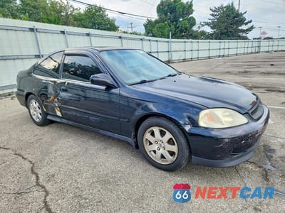 Czwarte zdjęcie samochodu z boku: 2000 HONDA CIVIC EX VIN:1HGEJ8247YL120438 - miniatura