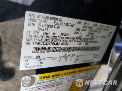 Zdjęcie 13 z 13 samochodu: 2020 FORD EXPEDITION LIMITED VIN:1FMJU2AT0LEA46783 - miniatura