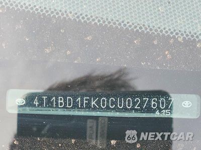 Zdjęcie 12 z 12 samochodu: 2012 TOYOTA CAMRY HYBRID XLE VIN:4T1BD1FK0CU027607 - miniatura