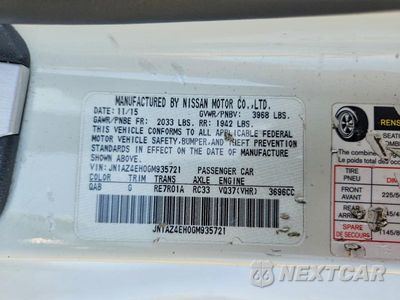 Zdjęcie 12 z 12 samochodu: 2016 NISSAN 370Z BASE VIN:JN1AZ4EH0GM935721 - miniatura
