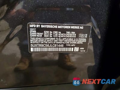 Zdjęcie 13 z 13 samochodu: 2018 BMW X3 XDRIVE30I VIN:5UXTR9C56JLC81446 - miniatura
