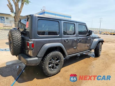 Trzecie zdjęcie samochodu z tyłu: 2023 JEEP WRANGLER SPORT VIN:1C4HJXDG7PW545717 - miniatura
