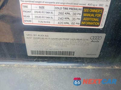 Zdjęcie 12 z 12 samochodu: 2008 AUDI A3 2.0 PREMIUM VIN:WAUNF78P38A009275 - miniatura