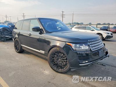 Czwarte zdjęcie samochodu z boku: 2017 LAND ROVER RANGE ROVER HSE VIN:SALGS2FV4HA359230 - miniatura