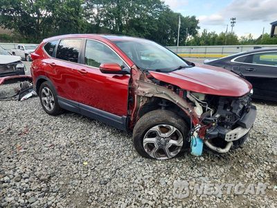 Czwarte zdjęcie samochodu z boku: 2017 HONDA CR-V EXL VIN:5J6RW2H82HL075167 - miniatura