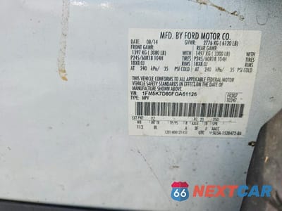 Zdjęcie 13 z 13 samochodu: 2015 FORD EXPLORER XLT VIN:1FM5K7D80FGA61126 - miniatura