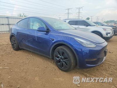 Czwarte zdjęcie samochodu z boku: 2025 TESLA MODEL Y VIN:7SAYGDED0SF232882 - miniatura