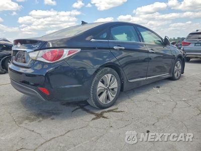 Trzecie zdjęcie samochodu z tyłu: 2014 HYUNDAI SONATA HYBRID VIN:KMHEC4A4XEA109195 - miniatura