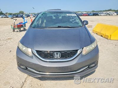 Piąte zdjęcie samochodu w środku: 2013 HONDA CIVIC EXL VIN:19XFB2F92DE027946 - miniatura