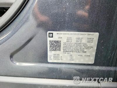 Zdjęcie 13 z 13 samochodu: 2020 CHEVROLET EQUINOX VIN:2GNAXFEV3L6197840 - miniatura