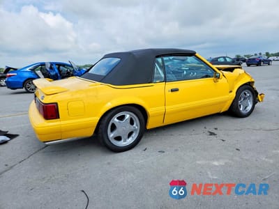 Trzecie zdjęcie samochodu z tyłu: 1993 FORD MUSTANG LX VIN:1FACP44E2PF205578 - miniatura