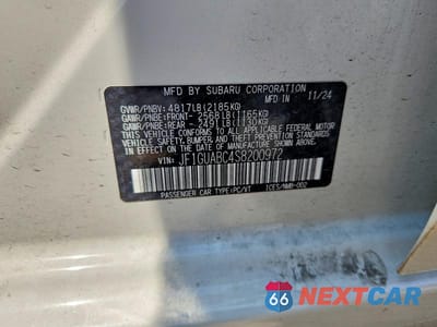 Zdjęcie 12 z 12 samochodu: 2025 SUBARU IMPREZA VIN:JF1GUABC4S8200972 - miniatura