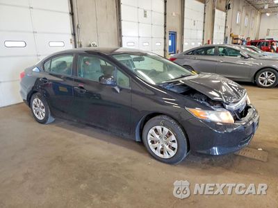 Czwarte zdjęcie samochodu z boku: 2012 HONDA CIVIC LX VIN:19XFB2F51CE104690 - miniatura