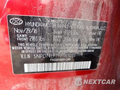 Zdjęcie 13 z 13 samochodu: 2017 HYUNDAI ELANTRA SE VIN:5NPD74LF7HH165031 - miniatura