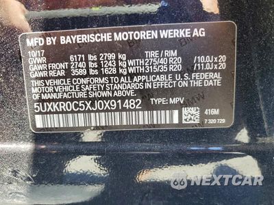 Zdjęcie 13 z 13 samochodu: 2018 BMW X5 XDRIVE35I VIN:5UXKR0C5XJ0X91482 - miniatura
