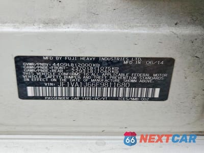 Zdjęcie 12 z 12 samochodu: 2015 SUBARU WRX LIMITED VIN:JF1VA1J66F9811680 - miniatura