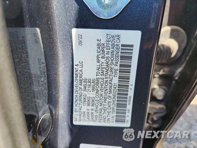 Zdjęcie 12 z 12 samochodu: 2022 HONDA CIVIC LX VIN:19XFL2H53NE023431 - miniatura