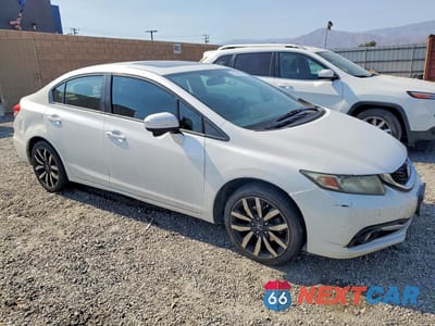 Czwarte zdjęcie samochodu z boku: 2015 HONDA CIVIC EXL VIN:19XFB2F95FE244667 - miniatura
