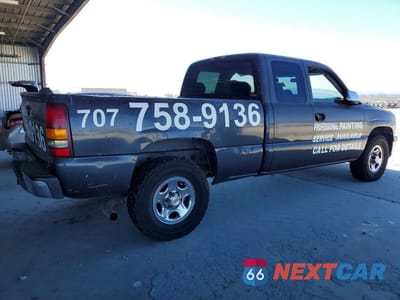 Trzecie zdjęcie samochodu z tyłu: 2001 CHEVROLET SILVERADO K1500 VIN:1GCEK19V01E127761 - miniatura