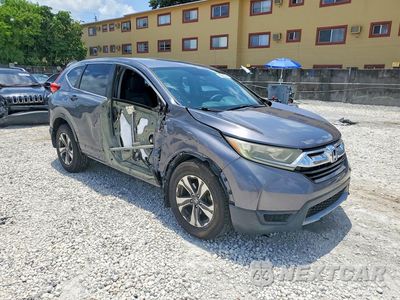 Czwarte zdjęcie samochodu z boku: 2018 HONDA CR-V LX VIN:2HKRW5H37JH402605 - miniatura