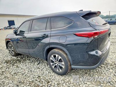 Drugie zdjęcie samochodu z przodu: 2020 TOYOTA HIGHLANDER XLE VIN:5TDGZRAH4LS506087 - miniatura