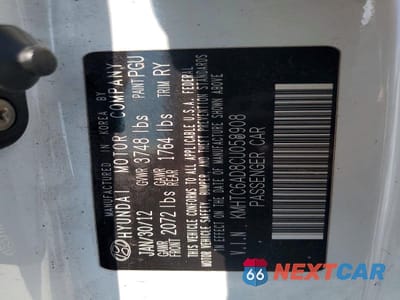 Zdjęcie 12 z 12 samochodu: 2012 HYUNDAI VELOSTER BASE VIN:KMHTC6AD8CU058908 - miniatura