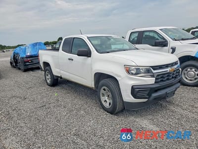 Czwarte zdjęcie samochodu z boku: 2021 CHEVROLET COLORADO VIN:1GCHSBEA3M1207749 - miniatura