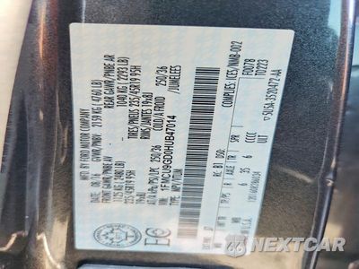 Zdjęcie 13 z 13 samochodu: 2017 FORD ESCAPE SE VIN:1FMCU9GD0HUB47014 - miniatura