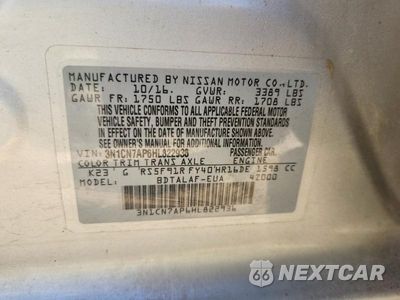 Zdjęcie 12 z 12 samochodu: 2017 NISSAN VERSA 1.6 S VIN:3N1CN7AP6HL822936 - miniatura
