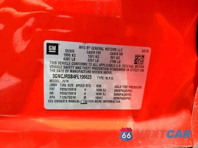 Zdjęcie 13 z 13 samochodu: 2015 CHEVROLET TRAX 1LT VIN:3GNCJRSB4FL196623 - miniatura
