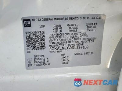 Zdjęcie 12 z 12 samochodu: 2024 GMC TERRAIN SLE VIN:3GKALMEG9RL397169 - miniatura