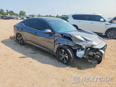 Czwarte zdjęcie samochodu z boku: 2021 NISSAN SENTRA SV VIN:3N1AB8CV8MY215435 - miniatura