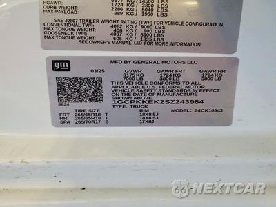 Zdjęcie 12 z 12 samochodu: 2025 CHEVROLET SILVERADO K1500 LT-L VIN:1GCPKKEK2SZ243984 - miniatura