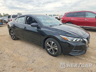 Czwarte zdjęcie samochodu z boku: 2021 NISSAN SENTRA SV VIN:3N1AB8CV2MY221957 - miniatura