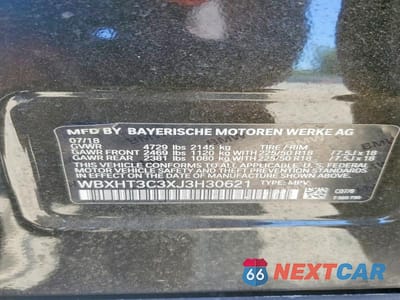 Zdjęcie 13 z 13 samochodu: 2018 BMW X1 XDRIVE28I VIN:WBXHT3C3XJ3H30621 - miniatura