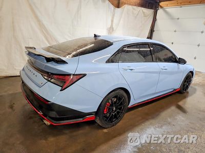 Trzecie zdjęcie samochodu z tyłu: 2025 HYUNDAI ELANTRA N BASE VIN:KMHLW4DK4SU025022 - miniatura