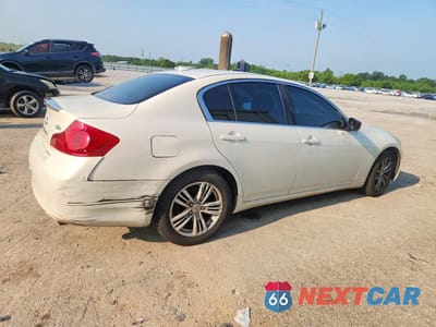 Trzecie zdjęcie samochodu z tyłu: 2012 INFINITI G25 SEDAN X VIN:JN1DV6AR1CM731099 - miniatura