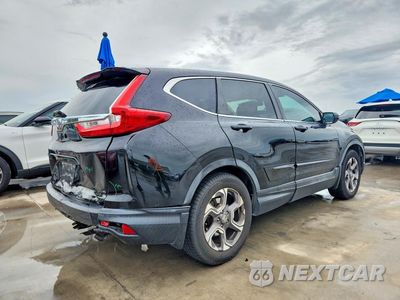 Trzecie zdjęcie samochodu z tyłu: 2017 HONDA CR-V EX VIN:7FARW1H53HE022121 - miniatura