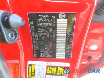 Zdjęcie 12 z 12 samochodu: 2023 TOYOTA CAMRY XLE VIN:4T1F31AK1PU047057 - miniatura