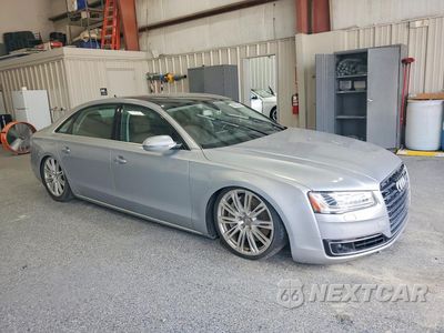 Czwarte zdjęcie samochodu z boku: 2015 AUDI A8 L QUATTRO VIN:WAU32AFD0FN029353 - miniatura