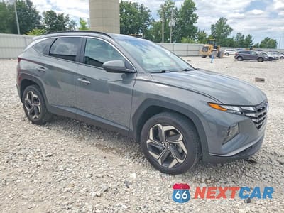 Czwarte zdjęcie samochodu z boku: 2024 HYUNDAI TUCSON SEL VIN:5NMJBCDE5RH423871 - miniatura