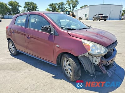 Czwarte zdjęcie samochodu z boku: 2017 MITSUBISHI MIRAGE SE VIN:ML32A4HJ5HH020822 - miniatura