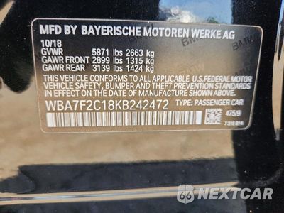 Zdjęcie 13 z 13 samochodu: 2019 BMW ALPINA B7 VIN:WBA7F2C18KB242472 - miniatura